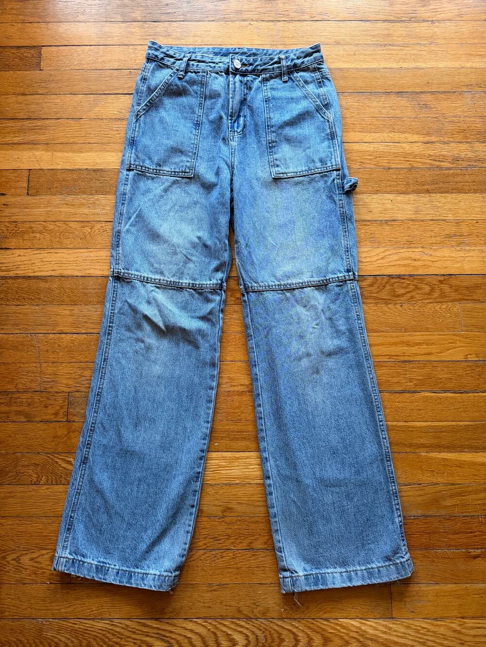 SONG 4U Distressed Painters Baggy Jeans Women sz 5/27